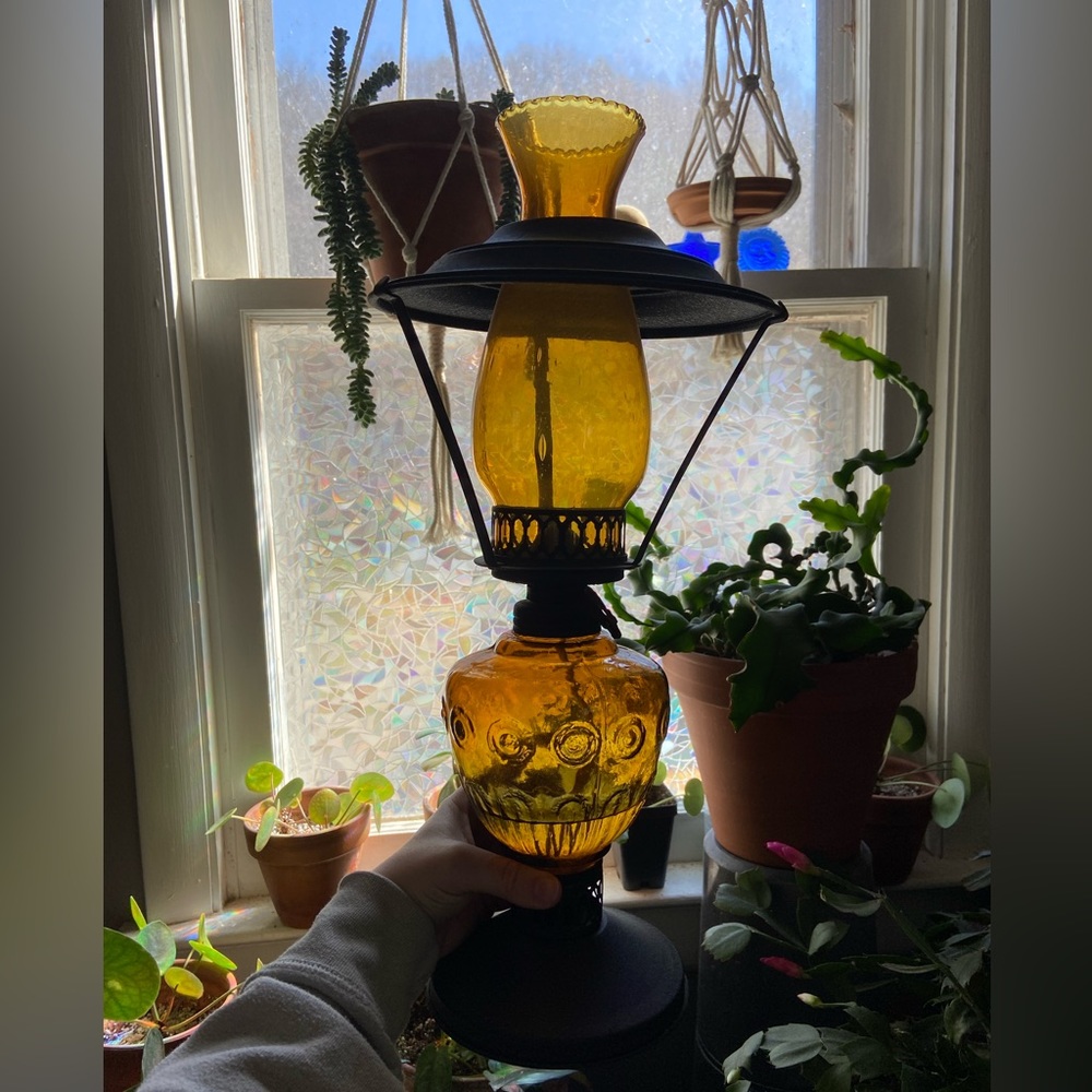 Vintage Kerosene Lamp made by Sail Boat brand in Hong Kong